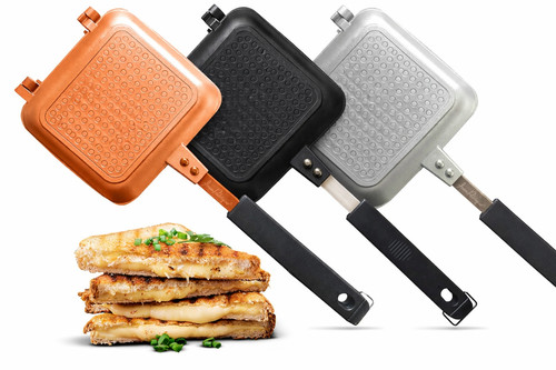 Camping panini toasted bread - panini,